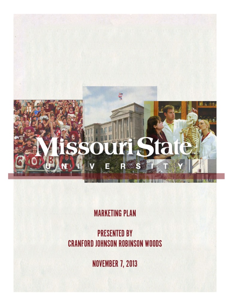 MSU Marketing Plan 11072013 PDF Advertising Brand