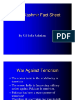 Kashmir Fact Sheet