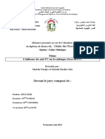 Influence de L'anti UV Sur Les Mélanges À Base de PVC