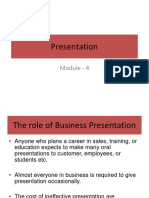 Presentation Module - 4