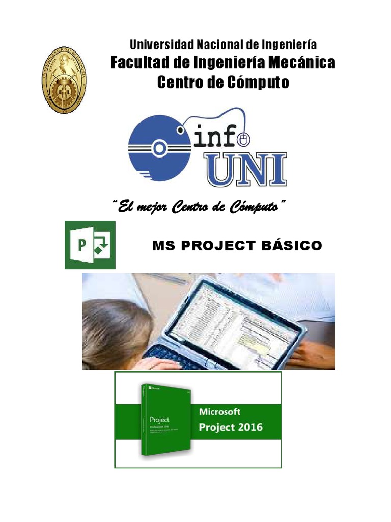 Curso Básico de MS Project en Infouni | PDF | Gestión de proyectos ...