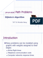 Shortest Path Problems: Dijkstra's Algorithm