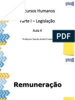 Legislação - Remuneração