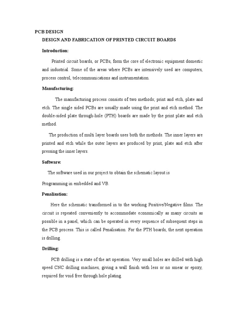 PCB Design Design and Fabrication of Printed Circuit Boards | PDF | Art