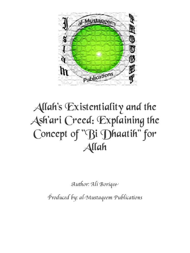 Sunni Creed vs. Ash'ari Doctrine | PDF | God In Islam | Sunni Islam