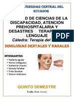 4. Disglosias Dentales y Nasales