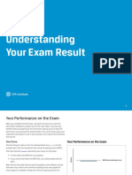 CFA Exam Result Explanation