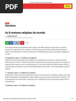 As 8 Maiores Religiões Do Mundo _ Superinteressante