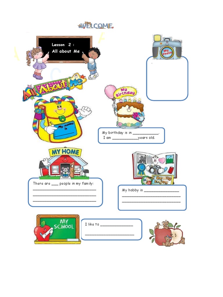 Lesson 2 ALL ABOUT ME | PDF | Leisure