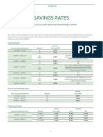 Savings Rates: Current Rates For Accounts Open To New and Existing Customers