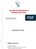 Introducción A La Gestión de Servicios de TI - Sesión 1 PDF