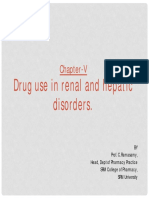 Drug Use in Renal and Hepatic Disorders.: Chapter-V