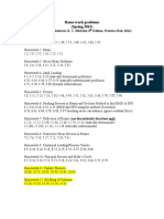 Home Work Problems (Spring 2012) : (Mechanics of Materials, R. C. Hibbeler, 8 Edition, Prentice Hall, 2011)