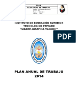 Plan Anual de Trabajo 2014