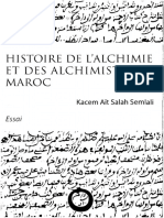 Histoire de L'Alchimie Et Des Alchimistes Au Maroc - Kacem Ait Salah Semlali