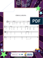 CroaLaRana Partitura