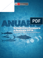 PERU: Anuario Estadístico Pesquero y Acuicola 2016