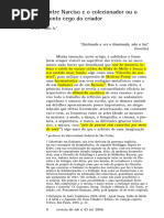 Entre Narciso e o Colecionador Bento Prado 2