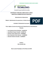 Agilizar El Proceso de Producción Del Departamento de Automatización.