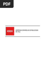 Listado ICEX Empresas Perú