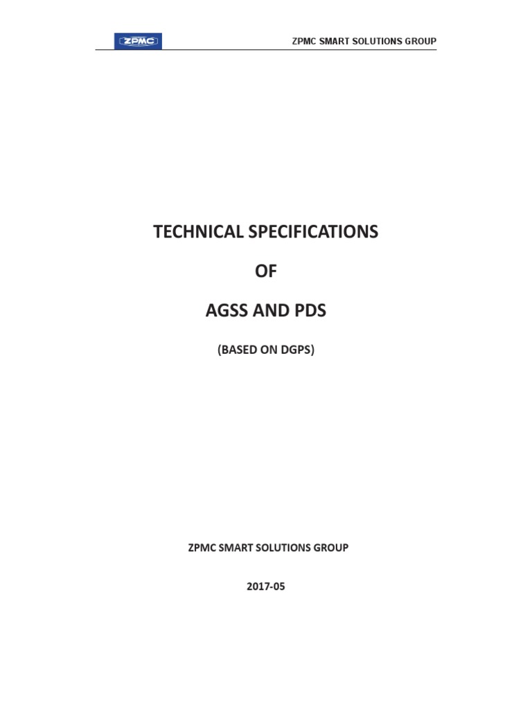 AGSS and PDS Technical Specs Overview | PDF | Base Station | Global ...