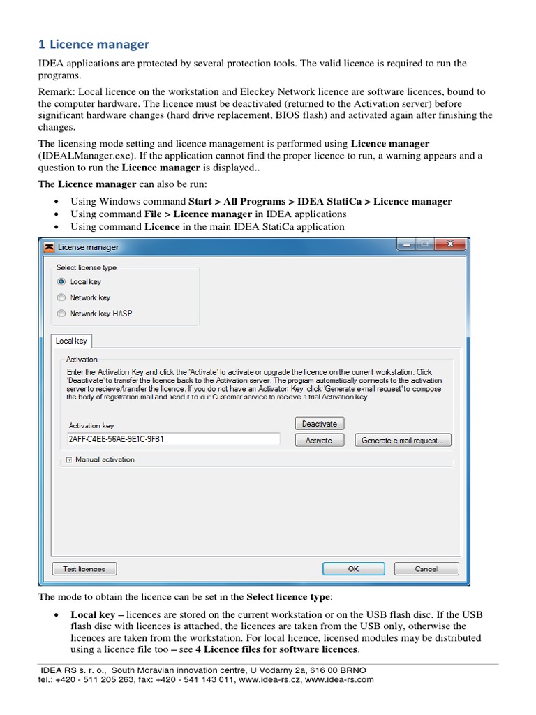Licence Manager EN PDF | PDF | Port (Computer Networking ...