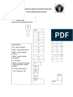 Form Checklist Orientasi Ruangan Pasien Baru