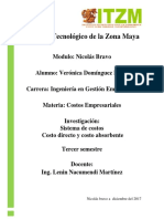  unidad 1 Introducción a la contabilidad de costos. 