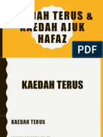 Kaedah Terus & Kaedah Ajuk Hafaz