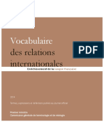 Vocabulaire 2014 Relations-Int