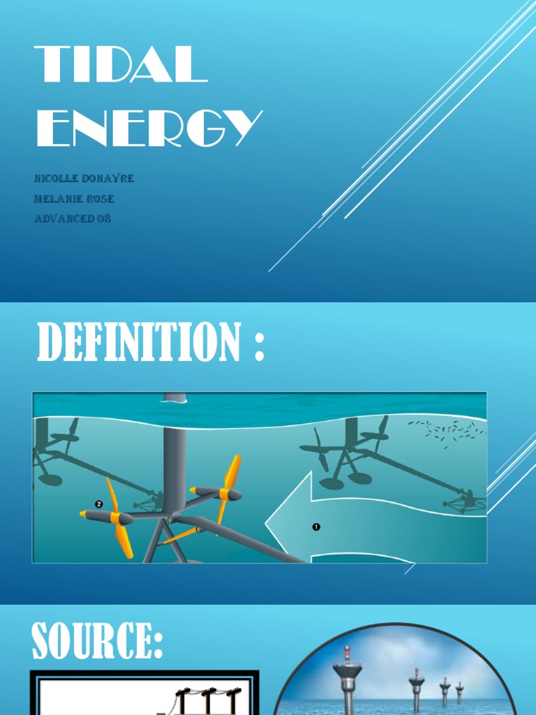 Working Principle Of Tidal Energy Pdf – HNPOMS