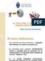 Semana 1 A Diferencias Entre Texto Oral y Escrito