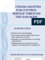 METHODS ADAPTED FOR CONTROL SEEPAGE THROGH THE DAM [Autosaved].pptx