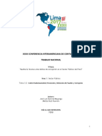 AREA 3. Auditoria Forense Ante Delitos de Corrupcion. José Ramírez - Meliza Ruiz. PERU