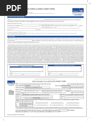 Customer Declaration Form Pdf Debit Card Insurance