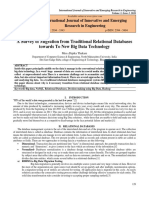 FinalPaperA Survey of Migration From Traditional Relational Databases Towards To New Big Data Technology