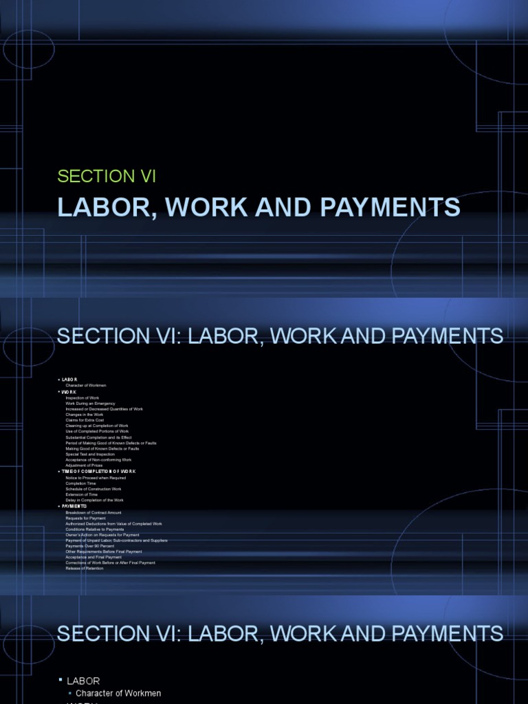 Labor, Work and Payments | PDF | Labour Economics | Economics