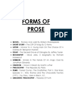 Forms of Prose: Mistress BY Benjamin Franklin