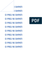 o Prej Ni Shpati