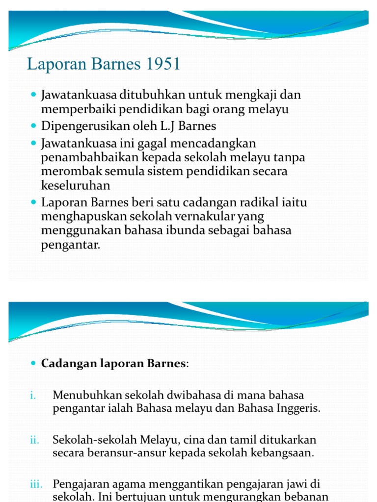 51883228 Laporan Barnes 1951