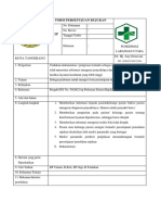 SOP Form Persetujuan Rujukan