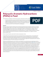 Toxic PAHs in Food: Regulations and Risk Management