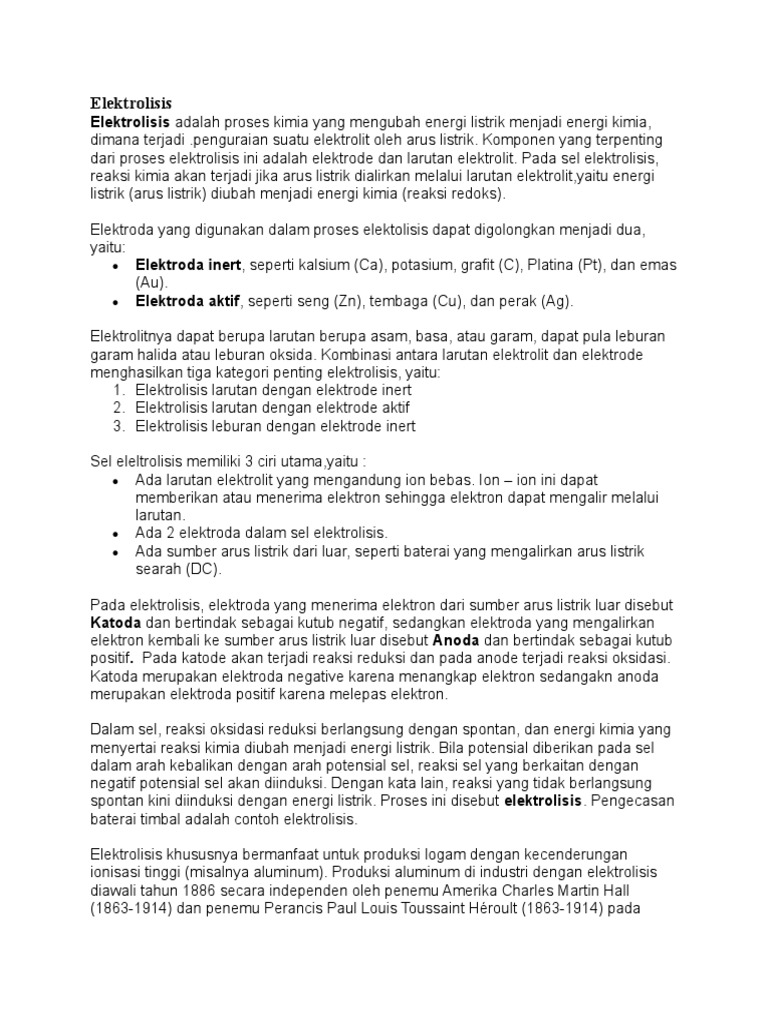 Elektrolisis Pdf