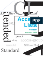 Access Lists Workbook