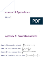 WK 1 Appendix Review