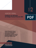 JUICIO ORAL Problemas de Aplicacion Del NCPP 2004 PDF
