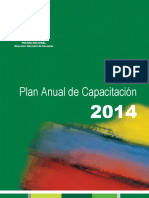 Plan Anual de Capacitacion 2014