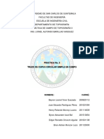 Reporte de Topografia 2 Ingenieria Usac Guatemala