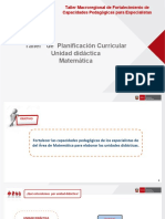 Unidad de Aprendizaje - Matematica 1 PDF