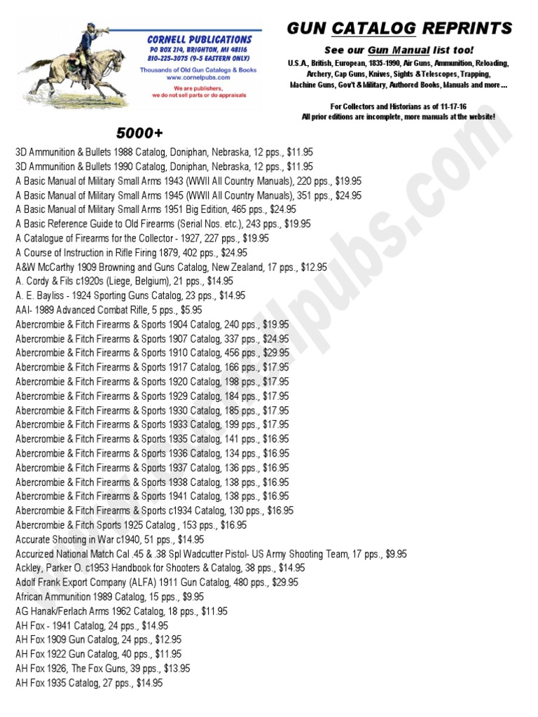Catalog Booklet | PDF | Firearms | Handgun